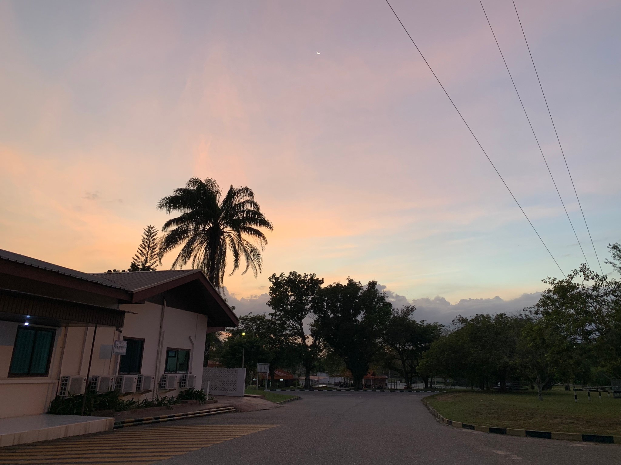 INDONESIA, RUMBAI Sunset